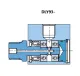 DRAAIBARE KOPPELING 1/4G HAAKS M10x1.0