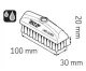 LUBRICATION BRUSH 30x100MM 1/4G