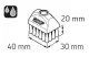 LUBRICATION BRUSH 30x40MM 1/4G