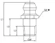GREASE NIPPLE STRAIGHT M10x1 SS