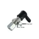 PRESSURE RELIEF VALVE 350 BAR 1/4 6MM + GREASE NIPPLE (LEFT)