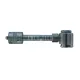 Quick-change nozzle for flat nipples 16 mm