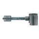 Quick-change nozzle for flat nipples 22 mm