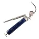 SCISSOR-TYPE GREASE GUN WITH PRESSURE RELIEF AND 600-BAR PRESSURE GAUGE